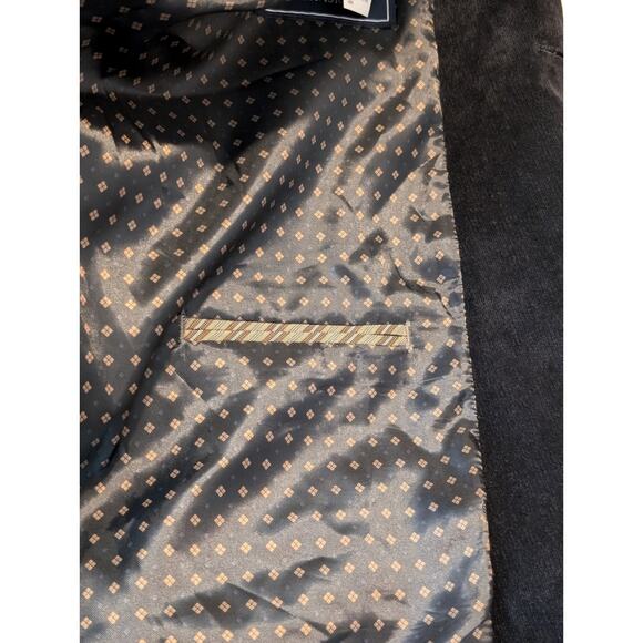 Chaps Slim Fit Black Corduroy Elbow Patch Sports Coat Mens Size 48R - Picture 9 of 13